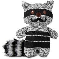 Leaps & Bounds Wildlife Plush and Raccoon Dog Toy, 6"